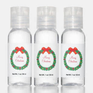 Christmas Pine Wreath Hand Sanitizer
