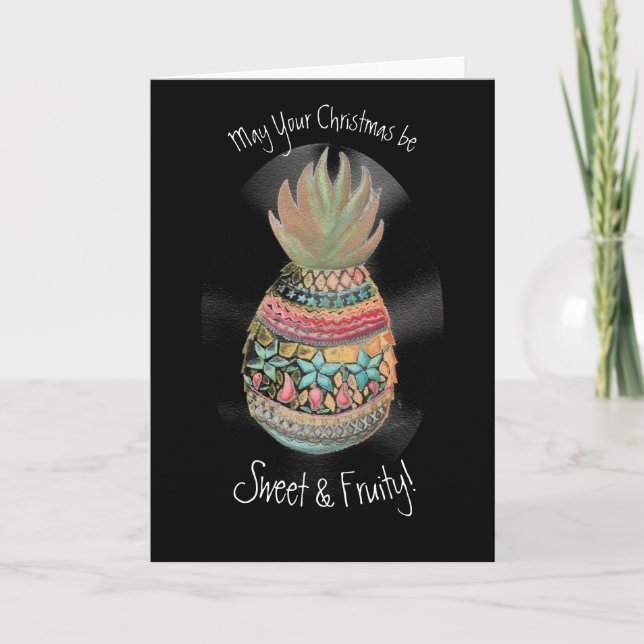 Christmas Pineapple Card (Front)