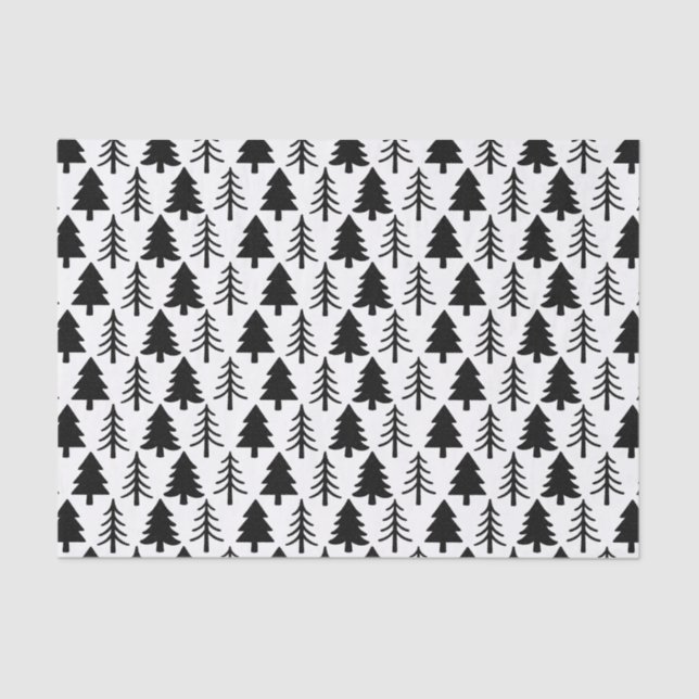 Christmas Pines Tissue Paper (Front)