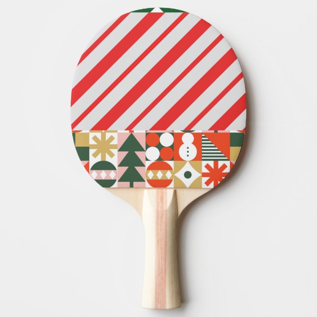  Christmas Ping Pong Paddle (Front)