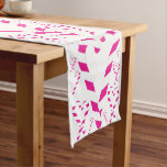 Christmas Pink Candy Cane Table Runner
