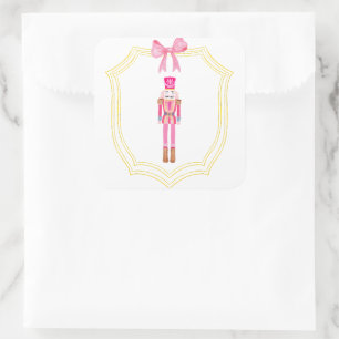 Christmas Pink Nutcracker Sticker