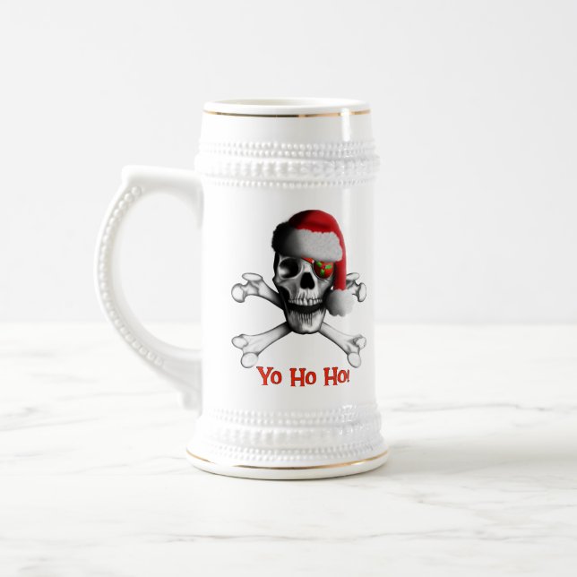 Christmas Pirate Stein / Mug (Left)