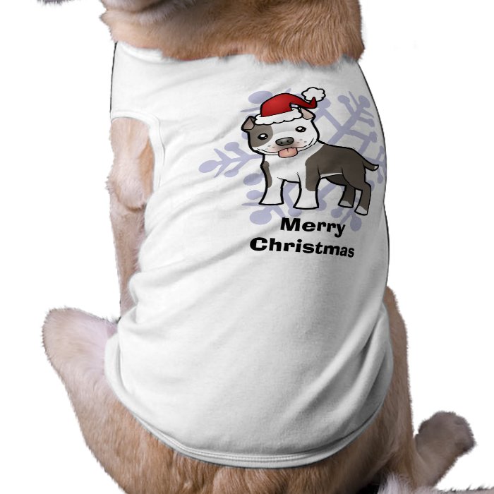 Christmas Pitbull / American Staffordshire Terrier Dog Clothing