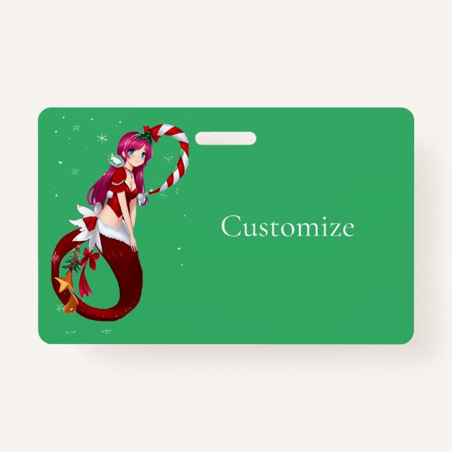 Christmas Pixie Mermaid Thunder_Cove Badge (Front)