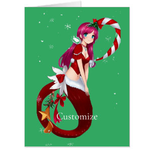 Christmas Pixie Mermaid Thunder_Cove Card