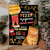 Christmas Pizza and Pajamas Holiday Party