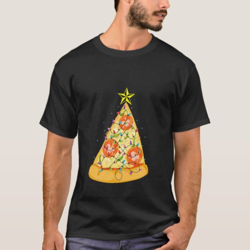 Christmas Pizza Shirt Funny Xmas T_shirt