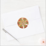 Christmas Pizza  Sticker<br><div class="desc">It's awesome</div>