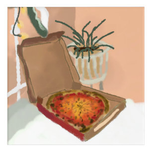 Christmas Pizza Wood Art