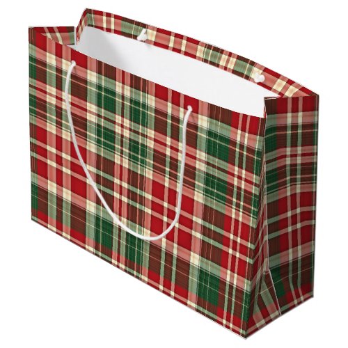 Christmas Plaid 01_GIFT BAG L