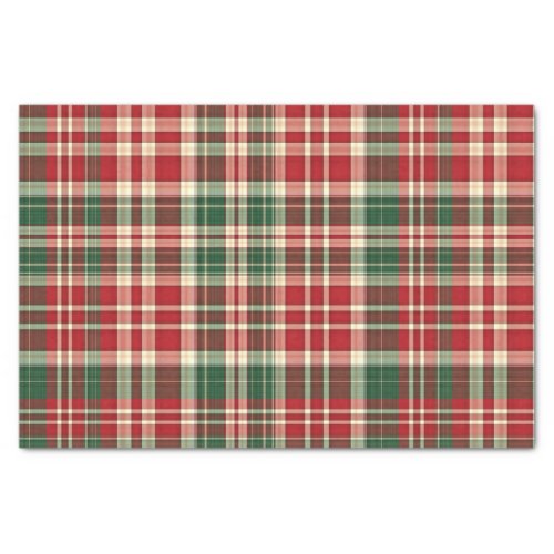 Christmas Plaid 01_TISSUE WRAPPING PAPER