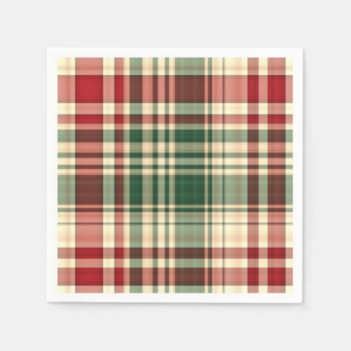 Christmas Plaid 06_PAPER PARTY NAPKINS