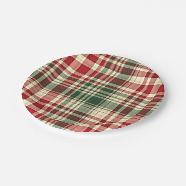 Christmas Plaid 06-PAPER PLATES (Angled)