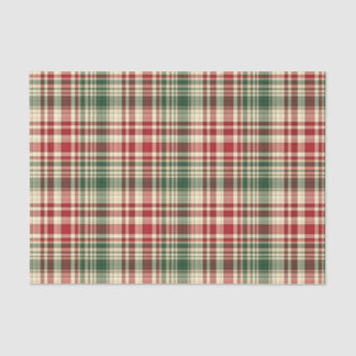 Christmas Plaid 06-TISSUE WRAPPING PAPER