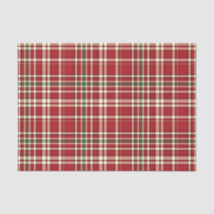Christmas Plaid 17-TISSUE WRAPPING PAPER