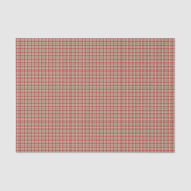 Christmas Plaid 19-TISSUE WRAPPING PAPER (Front)