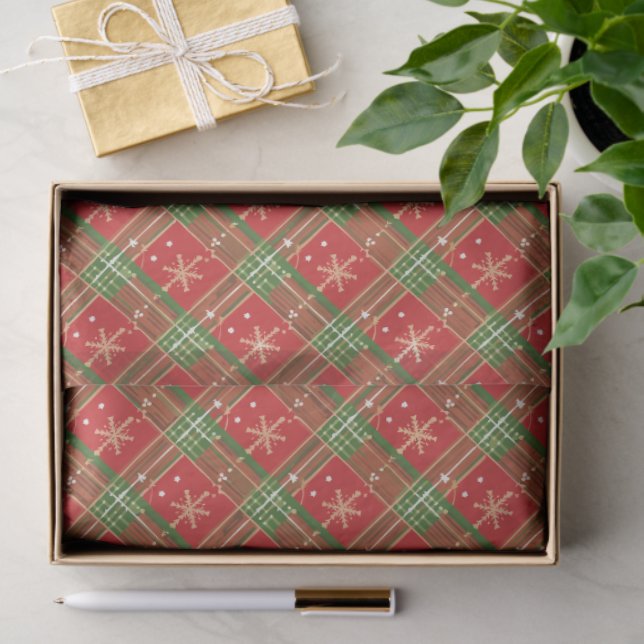 Christmas Plaid 1 Tissue Paper (Gift)