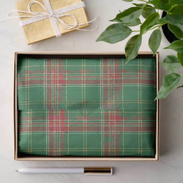 Christmas Plaid 7 Tissue Paper (Gift)