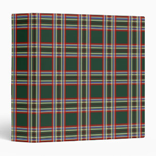 Christmas Plaid Binder