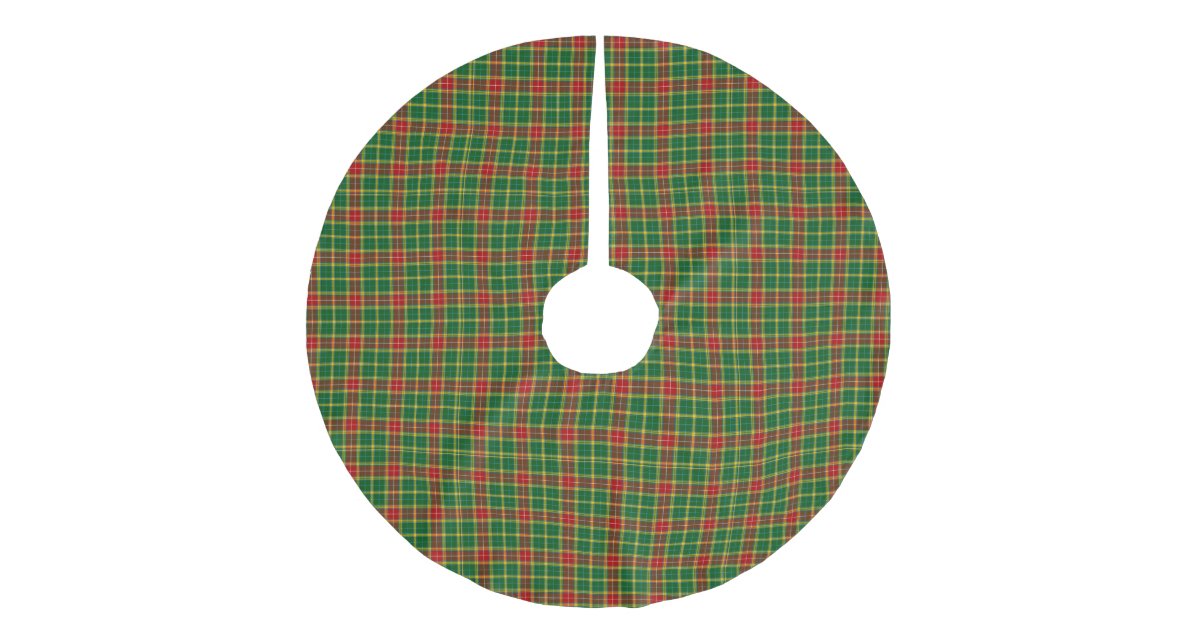 Christmas Plaid Christmas Tree Skirt Zazzle
