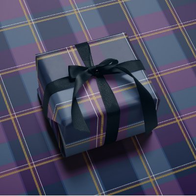 Christmas plaid classic holiday simple wrapping paper