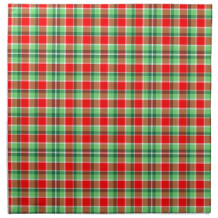 Christmas Plaid cloth napkins