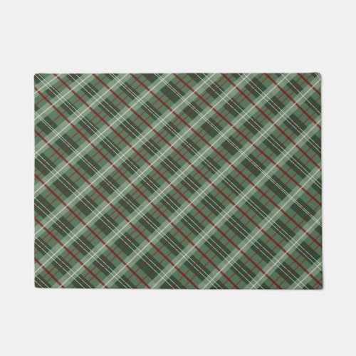 Christmas Plaid Doormat