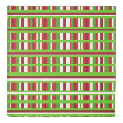 Christmas Plaid Duvet Cover