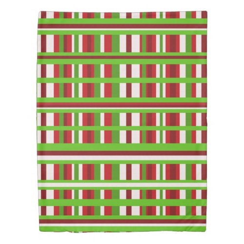 Christmas Plaid Duvet Cover