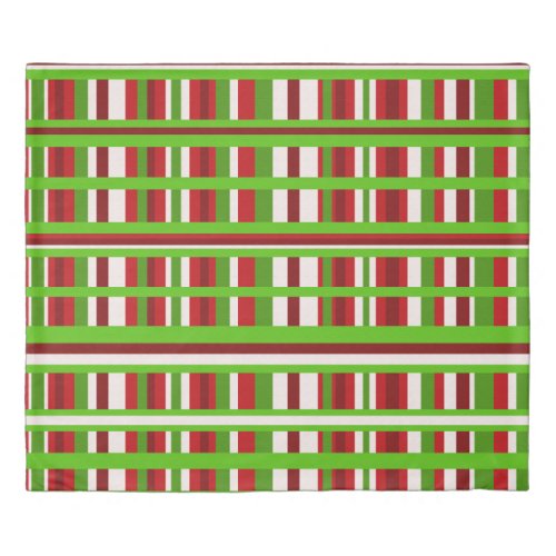 Christmas Plaid Duvet Cover