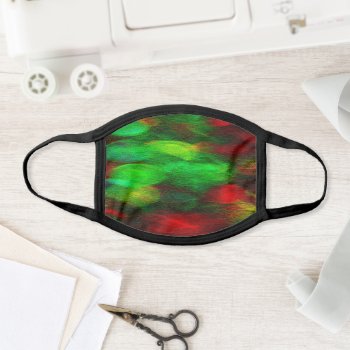 Christmas Plaid Face Mask by ChristmasBellsRing at Zazzle