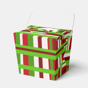 Christmas Plaid Favor Boxes