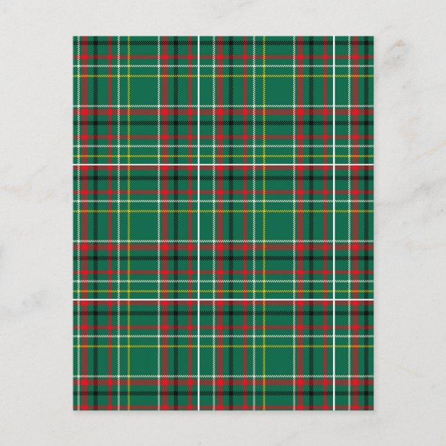 Christmas Plaid Green Pattern-23914 Flyer (Front)