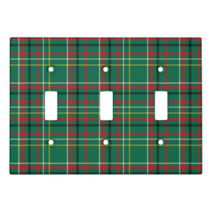 Christmas Plaid Green Pattern-23914 Light Switch Cover
