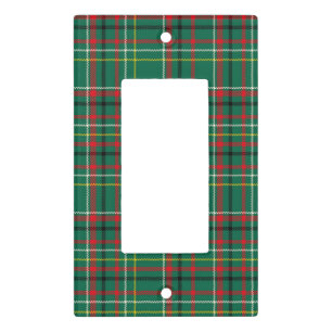 Christmas Plaid Green Pattern-23914 Light Switch Cover