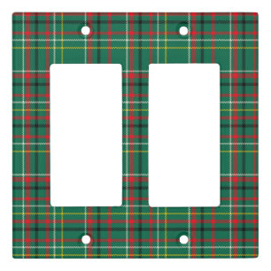 Christmas Plaid Green Pattern-23914 Light Switch Cover
