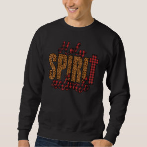 Christmas Plaid Holy Spirit Activate Christian Rel Sweatshirt
