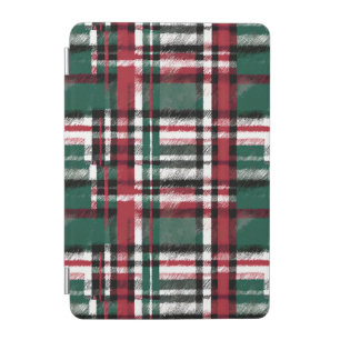 Christmas Plaid In Red Green White And Black iPad Mini Cover