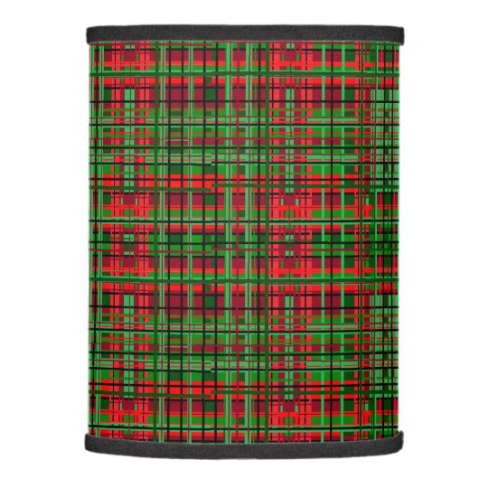 Christmas plaid lamp shade (Right)