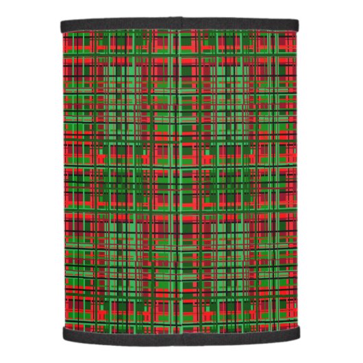Christmas plaid lamp shade (Back)