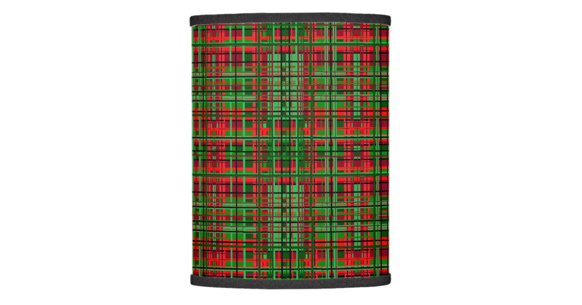 Christmas plaid lamp shade | Zazzle.com