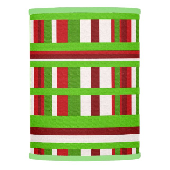 Christmas Plaid Lamp Shade (Front)