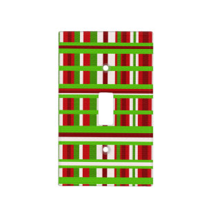 Christmas Plaid Light Switch Cover