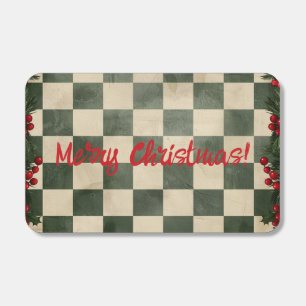 Christmas Plaid Matchboxes