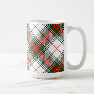 Christmas Plaid ~ Personalized Coffee Mug