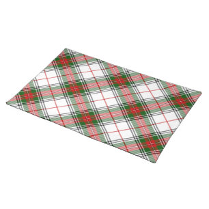 Christmas Plaid ~ Personalized Placemat