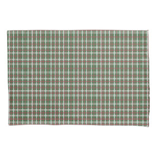 Christmas plaid pillow case