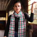 Christmas Plaid Red And Green Pattern Scarf<br><div class="desc">This festive scarf, adorned with the classic Christmas plaid of red and green, is the epitome of holiday spirit. The bold pattern is a timeless staple, reminiscent of cozy family gatherings, the laughter of a holiday party, and the joy of the season. It's a versatile piece that can dress up...</div>