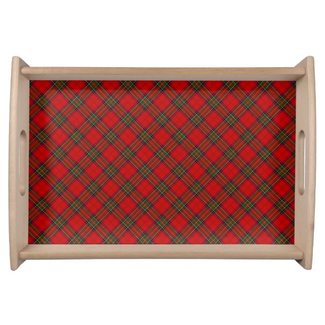 Christmas Plaid Serving Tray (Front)